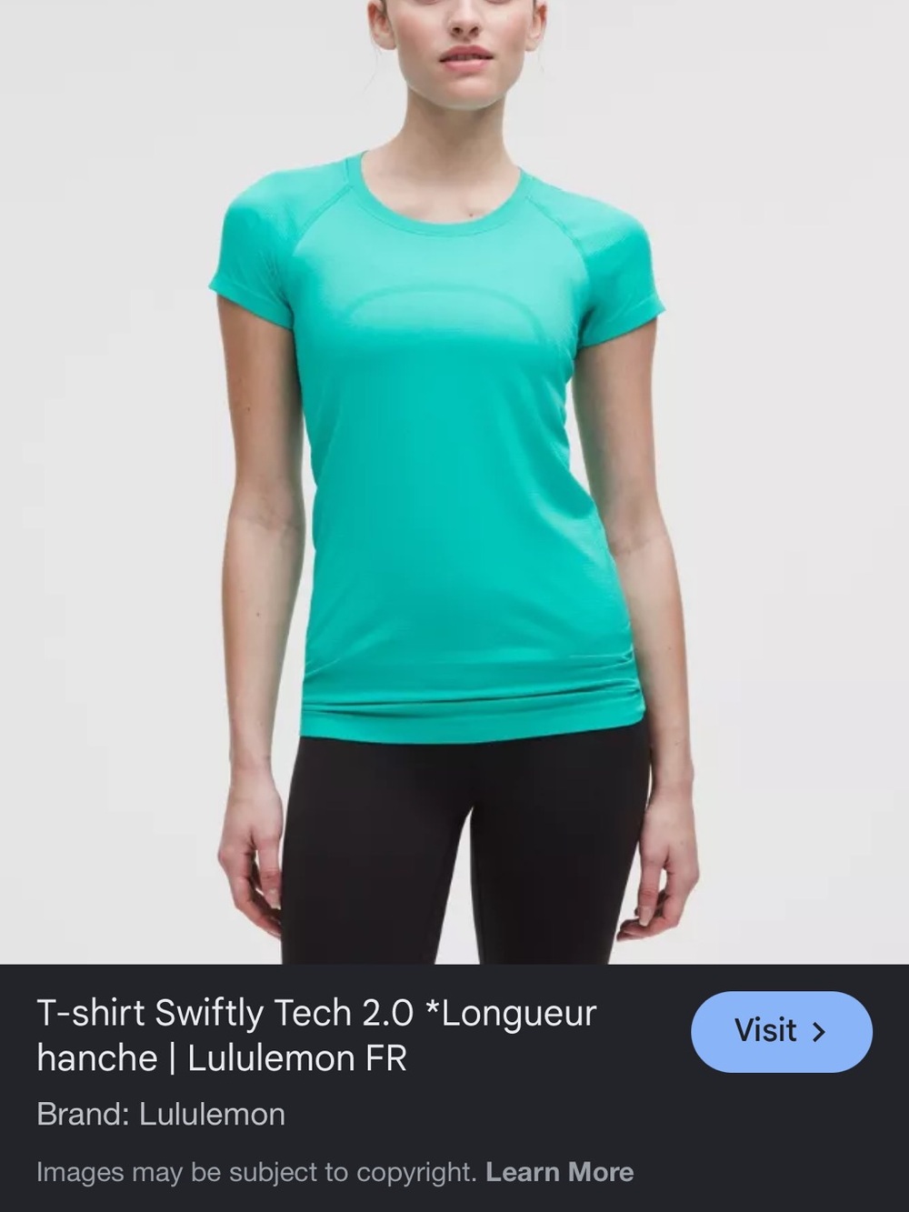 lululemon athletica Short Sleeve Tech Tee in Teal